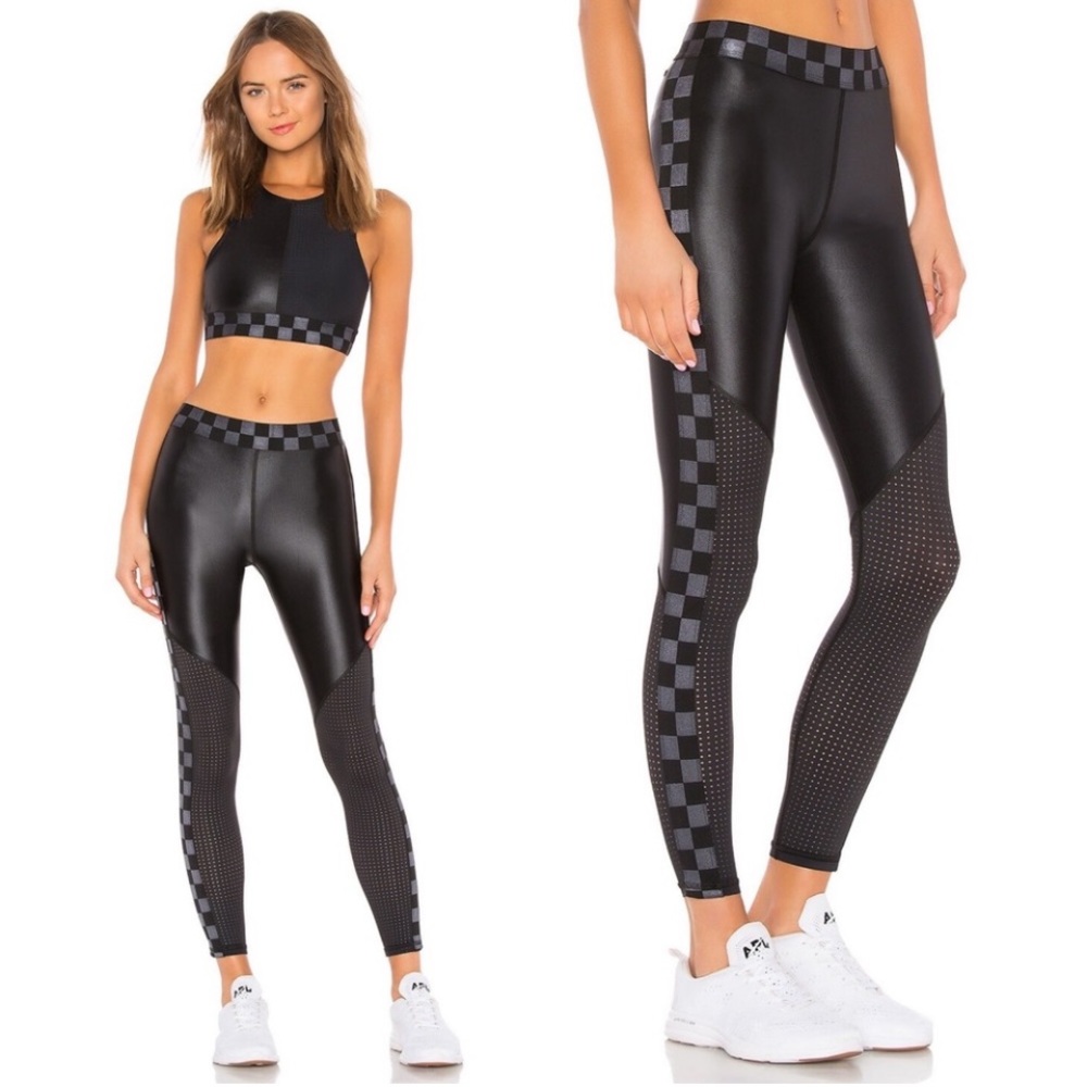 Alala Checker Print Workout Set
